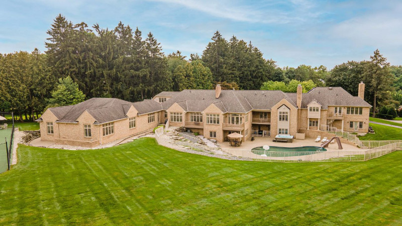 This is what 15,000 square feet of mansion looks like, on the market in Michigan for $4.2M