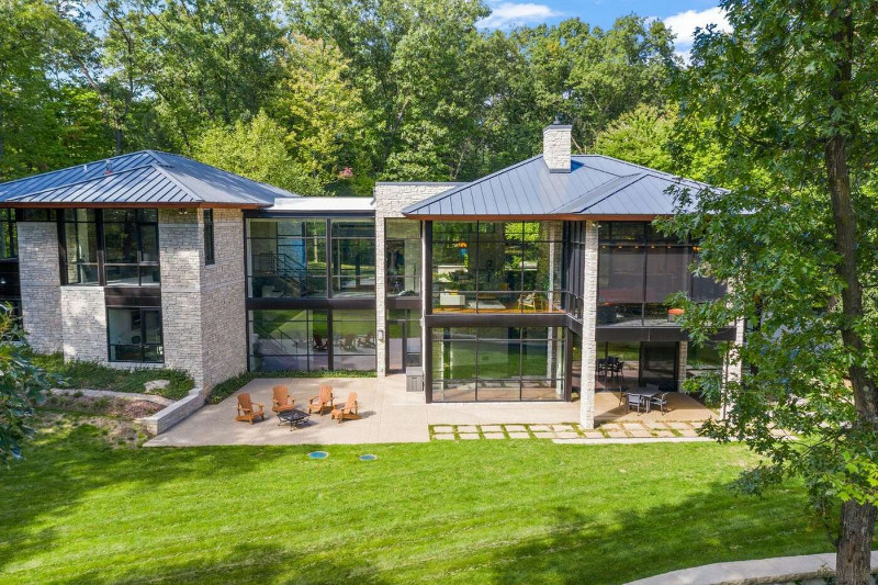 See inside: $3 million White Lake glass house awarded house-of-the-year ...